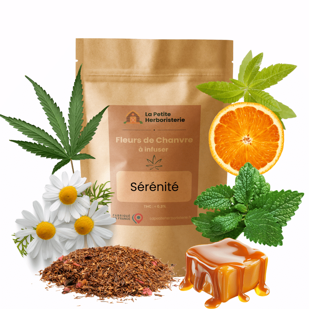 Gamme tisane CBD AlcoveZen anti-inflammatoire pour douleurs pelviennes et hémorroïdes