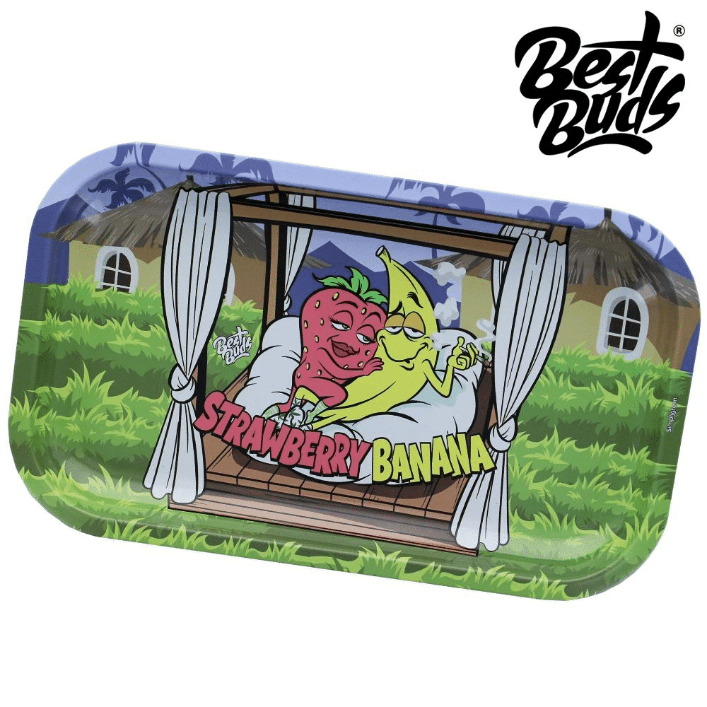Plateau de roulage Best Buds © - Fraise Banane (GM)