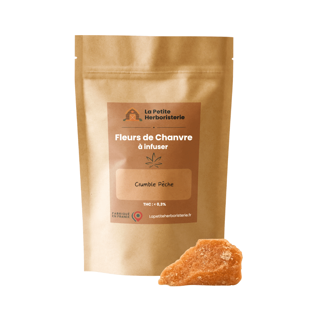 Crumble Pêche CBD 80%