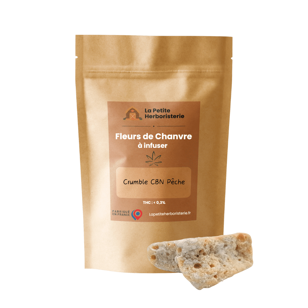 Crumble CBN Pêche 80%