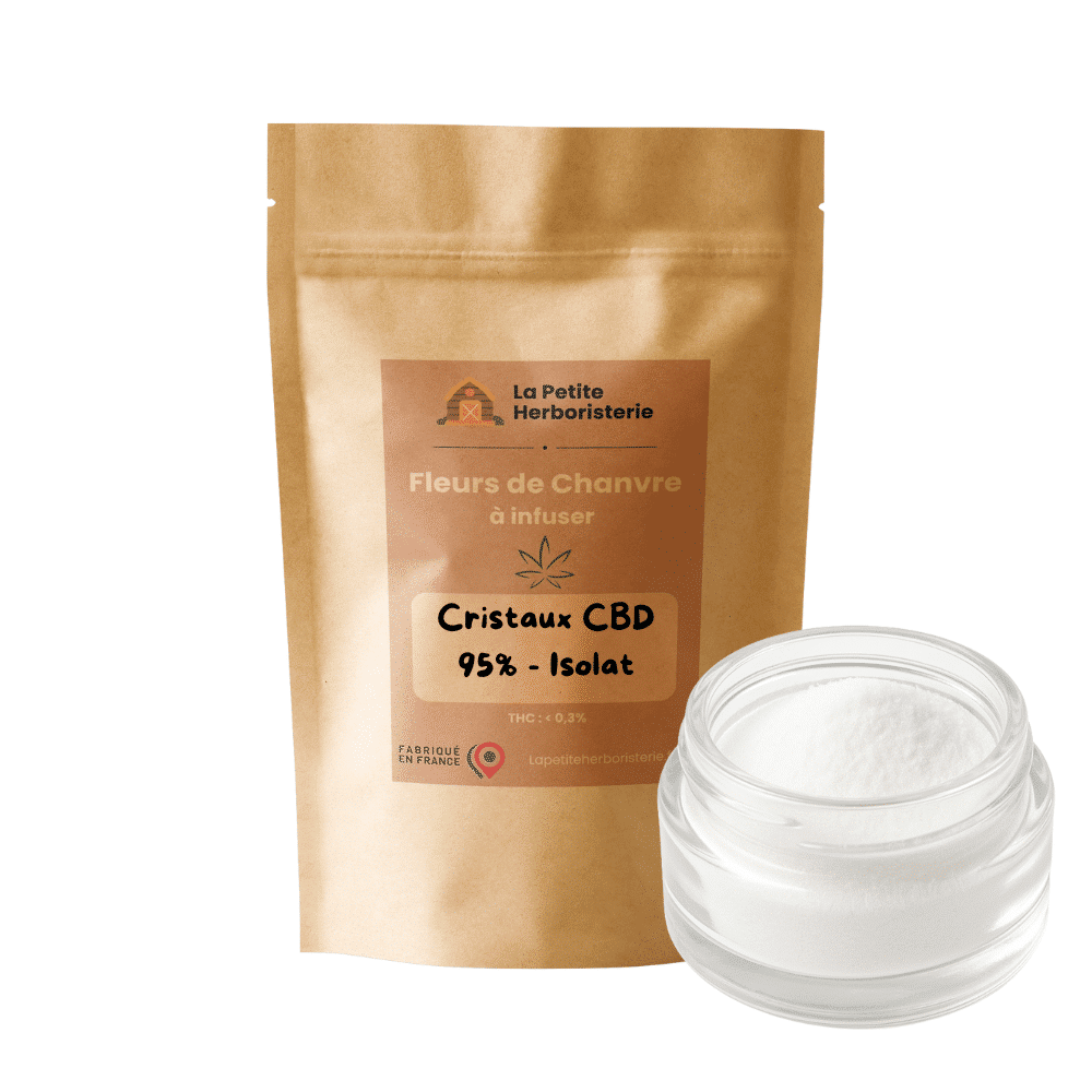 Cristaux CBD 95% isolat