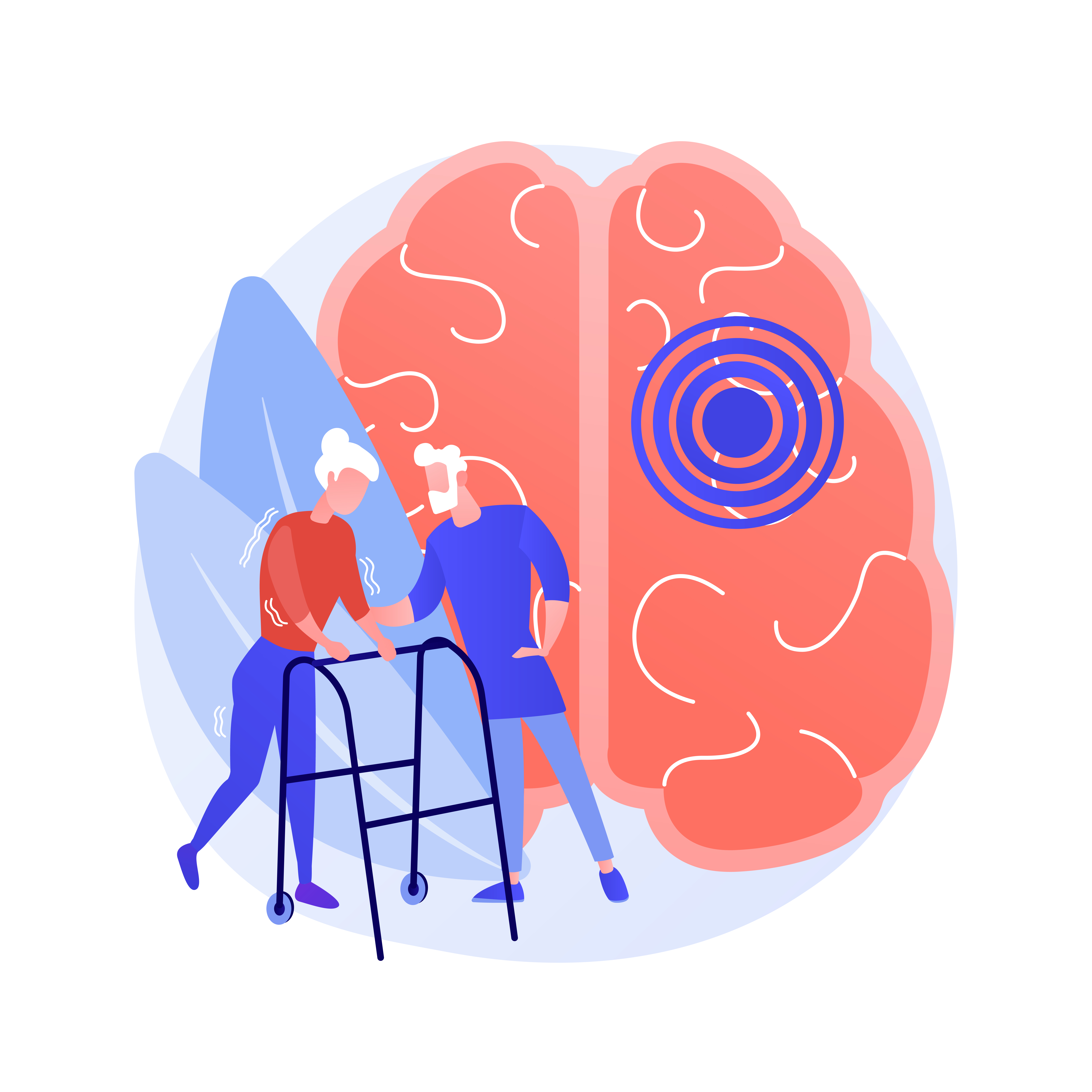 Infographie qui représente la maladie de Parkinson