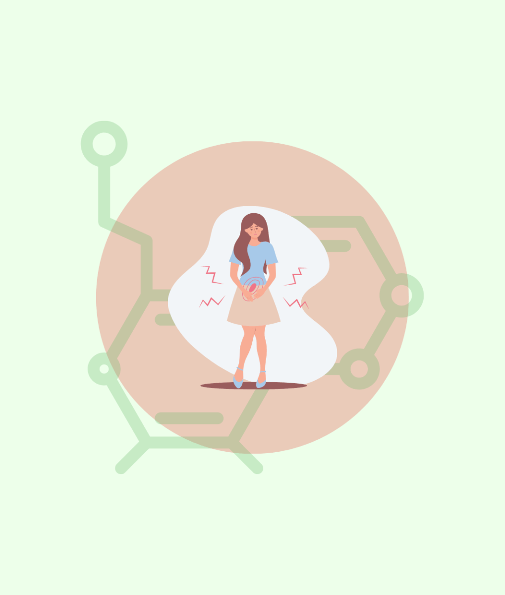Femme et douleur de cystite infection urinaire et des solutions naturelles