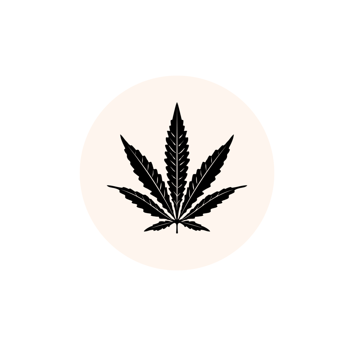 feuille cannabis cbd icone